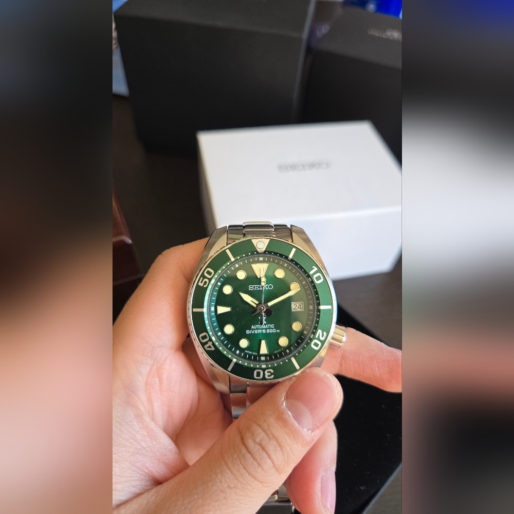 Seiko Green Dial Diver's Watch
